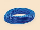 Ретро кабель круглый ПВХ 2*1.5, бухта 25м, синий шелк GE70161-08 ТМ МезонинЪ