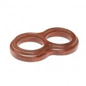 Рамка 2 местная восьмерка вишня О32ВШ Salvador