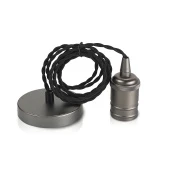 Лофт светильник подвесной #036 Черный глянцевый 056-670 SUN-LUMEN