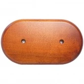 Подложка 2 местная Basic, овал, дуб темный БС0022-80 Interior Electric