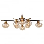 Люстра потолочная в стиле лофт, бронза, LSP-8142 Lussole