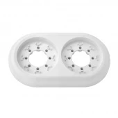 Рамка 2 местная Retro Design, белый, RE-RDRM2Wh Р-Электро