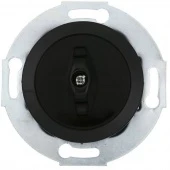 Ретро выключатель проходной, черный, 880708-1 LK Studio Vintage, одноклавишный