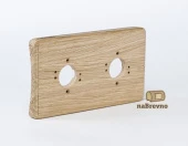 Двойная накладка на бревно D220 мм., дуб, R+2-220-D naBrevno, серия Ретро+