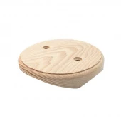 Накладка на бревно 320 мм. под распределительную коробку D78-110, ясень натуральный, ОМРК-320 DecoWood