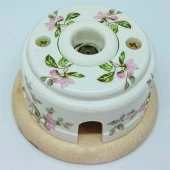 Ретро розетка телевизионная серия Нежность, РТВ1-НЖ ЦИОН