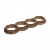 Рамка 4 местная восьмерка дуб зеленый О34ДЗ Salvador