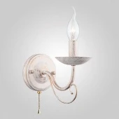 Настенный светильник в стиле лофт Provence, 22404/1 белый с золотом ЕВРОСВЕТ