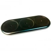 Подложка 3 местная IE с посадочным местом, черный, Interior Electric