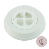 Рамка 1 местная керамическая на бревно D220/240, белый, Interior Electric