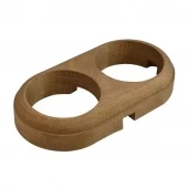 Рамка деревянная 3 местная Ideal, старое дерево, RD1-03021 Retrika