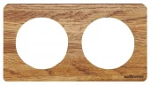 Рамка OneClick, 2 местная, ясень в масле, ROC2-DO Ruwel