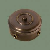 Распаечная коробка D95, ДИП, темная латунь, (трубка D16) DIP32-95-16 Romatti