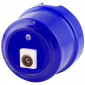 Ретро розетка ТВ синий 325-С (KM) Lindas