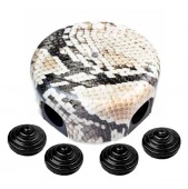 Распределительная коробка D78, королевская кобра B1-521-12-К BIRONI с 4 кабельными вводами в комплекте