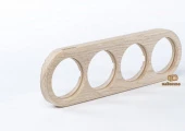 Четверная накладка на бревно D180 мм., ясень, S4-180 naBrevno, серия Salvador