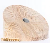 Накладка на скошенный потолок D170, 0.L5-35-S сосна, угол 35 градусов naBrevno