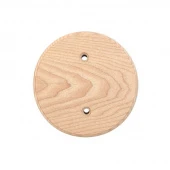 Накладка на бревно 240 мм. под распределительную коробку до D130, ясень натуральный, ОМРКС-240 DecoWood
