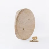 Накладка на бревно D220 мм. под распределительную коробку или светильник D115, дуб, KR2-220-D naBrevno