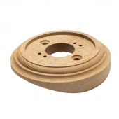 Накладка на бревно 260 мм. 1 местная, ясень натуральный, ОМРФ1-260 DecoWood