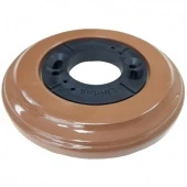 Рамка с пластиковой вставкой 1 местная, восьмерка, молочный шоколад, 251-МШ (KM) Lindas