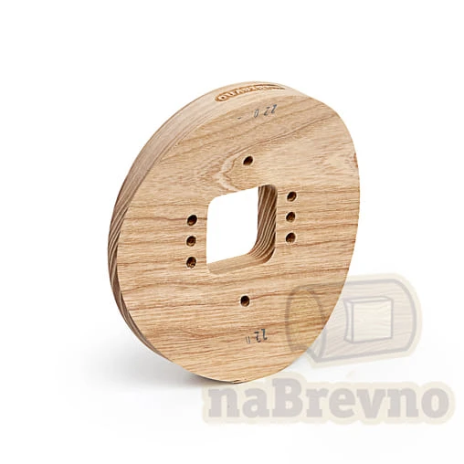 Одиночная накладка на бревно D220 мм., ясень, R+1-220 naBrevno, серия Ретро+ Одиночная накладка на бревно D220 мм., ясень, R+1-220 naBrevno, серия Ретро+