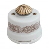 Ретро выключатель узор OP.DM.UZ Salvador диммер