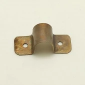 Скоба крепежная двусторонняя D16 мм., бронза, DP16BR Petrucci