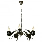 Люстра подвесная в стиле лофт, черный, LSP-9911 Lussole