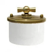 Ретро выключатель, латунь, 21553И-80 ГусевЪ, двухклавишный