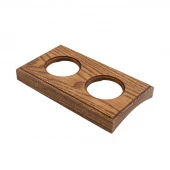 Накладка на бревно 320 мм. 2 местная, ясень в масле, СМСМ2-320 DecoWood