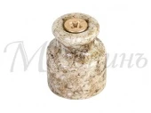 Кабельный изолятор мрамор GE70020-19 ТМ МезонинЪ, 24 шт./упак.