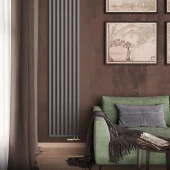 Дизайнерский радиатор Piazza 30 - 2600 Mandarino, алюминий