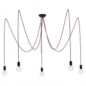 Лофт светильник подвесной Spider Red, красный, 6790 Nowodvorski