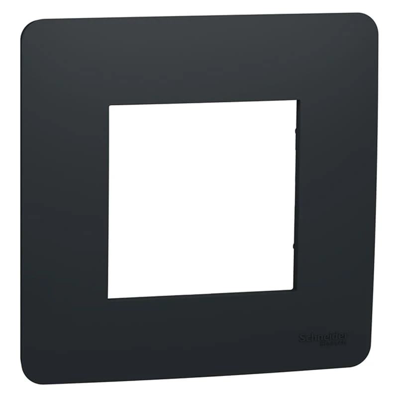 Дизайнерская рамка 1 местная, антрацит, NU200254 Schneider Electric, серия Unica Studio Дизайнерская рамка 1 местная, антрацит, NU200254 Schneider Electric, серия Unica Studio