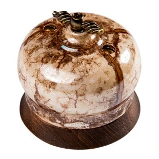 Ретро выключатель мрамор золото B2-203-090/18 BIRONI перекрестный Ретро выключатель мрамор золото B2-203-090/18 BIRONI перекрестный