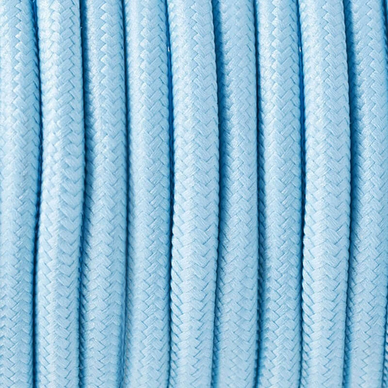 Ретро кабель электрический 2*0.75, нежно-голубой, Cab.M17 Merlotti cavi Ретро кабель электрический 2*0.75, нежно-голубой, Cab.M17 Merlotti cavi