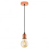 Лофт светильник подвесной Yorth, медь, 32541 Eglo