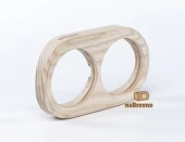 Двойная накладка на бревно D280 мм., ясень, S2-280 naBrevno, серия Salvador