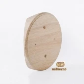 Накладка на бревно D300 мм. под распределительную коробку или светильник D145, дуб, KR4-300-D naBrevno