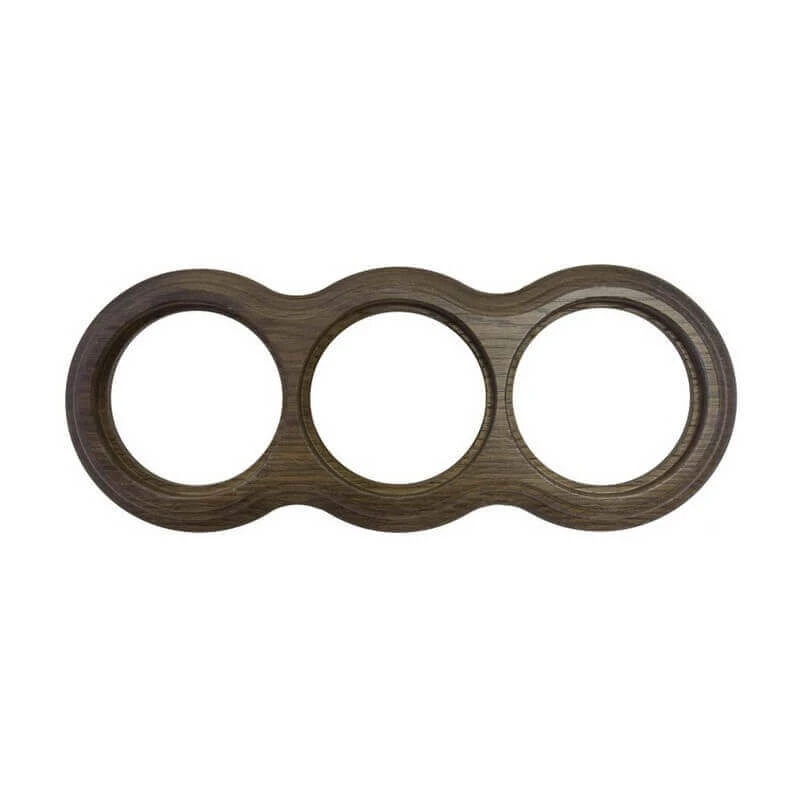 Рамка на бревно D240 мм. 3 местная, восьмерка, дуб зеленый НО33ДЗ240 Salvador Рамка на бревно D240 мм. 3 местная, восьмерка, дуб зеленый НО33ДЗ240 Salvador