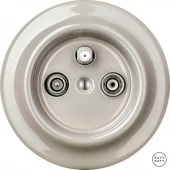 Ретро розетка TV/R/SAT капучино глянцевый LUGsTVb Katy Paty