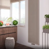 Дизайнерский радиатор Piazza 40 - 2200 Mandarino, алюминий