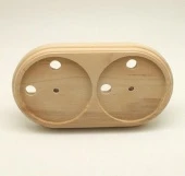 Подложка 2 местная, овал, "натурал" PE2NAT Petrucci