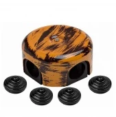 Распределительная коробка D110, дух старины B1-522-DS-К BIRONI с 4 кабельными вводами в комплекте