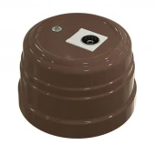 Ретро розетка TV (SAT) оконечная, какао, GE30321-70 ТМ МезонинЪ, серия Усадьба