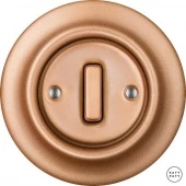 Ретро выключатель медь матовая CUGSl1 Katy Paty одноклавишный