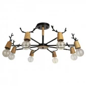 Лофт светильник потолочный Sven 10024/8 Black LOFT IT