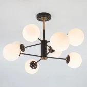 Потолочный светильник в стиле лофт Austin, 70091/8 черный ЕВРОСВЕТ