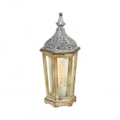 Лофт светильник настольный Kinghorn, дерево натуральное, 49277 Eglo